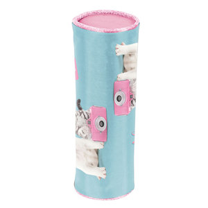 Iskolai tok Happy friends, kék, kerek-2