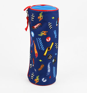 Iskolai tok Hot wheels kék, kerek-2