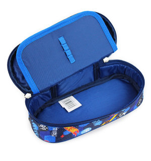 Iskolai tok Hot wheels kék, ovális-5