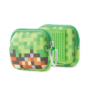 Iskolai tok Minecraft kis zöld-barna pixelekkel-5
