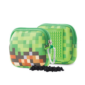 Iskolai tok Minecraft kis zöld-barna pixelekkel-1