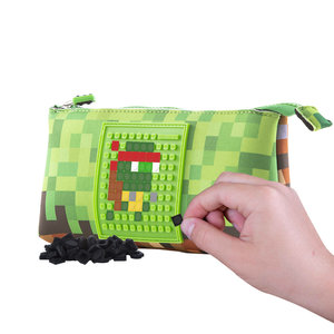 Iskolai tok Minecraft nagy zöld pixelekkel-4