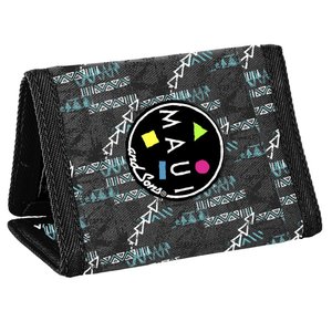 Gyerek pénztárca Maui and sons, fekete-zöld-3