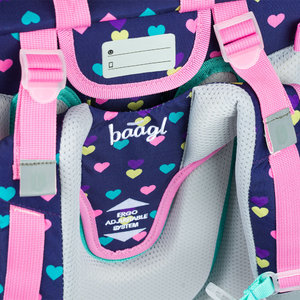 Iskolatáska Ergo Pink Hearts-12