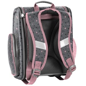 Iskolatáska Minnie mouse, szürke-rózsaszín-3