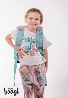 Iskolatáska Zippy Flamingo-13