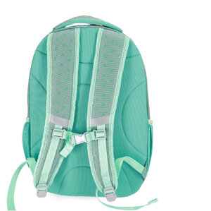 Iskolai hátizsák Wonder green with green foil dots-4