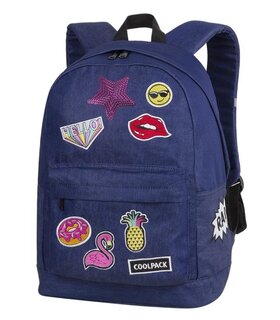 Iskolai hátizsák Cross Badges girls denim-1