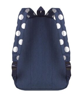 Iskolai hátizsák Street Silver dots/blue-3