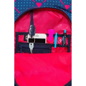 Iskolai hátizsák Basic plus Heart link-4