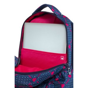 Iskolai hátizsák Basic plus Heart link-5