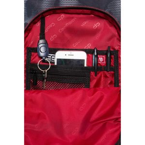 Iskolai hátizsák Basic plus Misty red-4