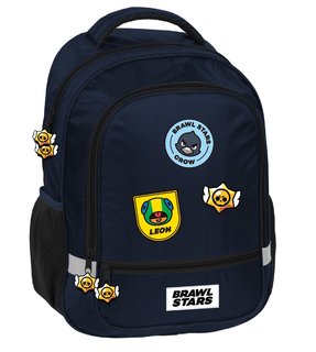Iskolai hátizsák Brawl stars kék-1