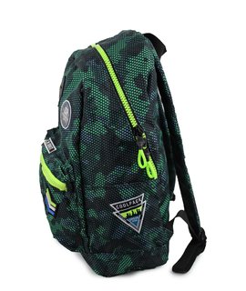 Školní batoh Cross badges boys black-5