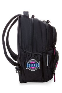 Iskolai hátizsák Dart Badges black-2