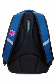 Iskolai hátizsák Dart Badges blue-2