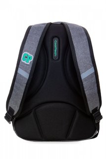 Iskolai hátizsák Dart Badges grey-2