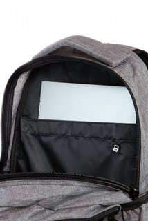 Iskolai hátizsák Dart Badges grey-3