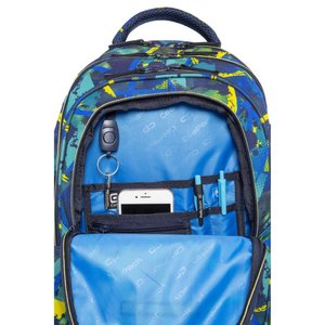 Iskolai hátizsák Factor Abstract yellow-5