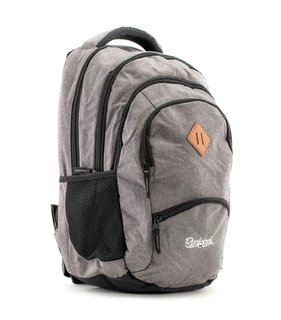 Iskolai hátizsák Grand világosszürke-4