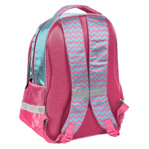 Iskolai hátizsák Happy friends, kék-3