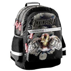 Iskolai hátizsák Iron Man szürke-1