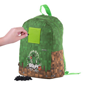 Iskolai hátizsák Minecraft egykamrás-4
