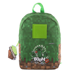 Iskolai hátizsák Minecraft egykamrás-9