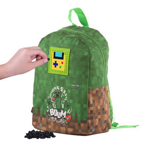 Iskolai hátizsák Minecraft egykamrás-13