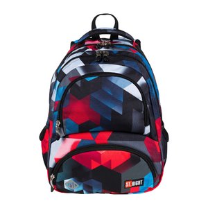 Iskolai hátizsák Red Blocks-1