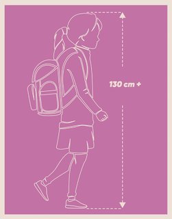 Iskola hátizsák Skate rózsaszín csíkok-15
