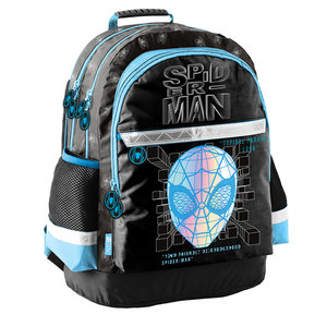 Iskolai hátizsák Spiderman fekete/kék-1