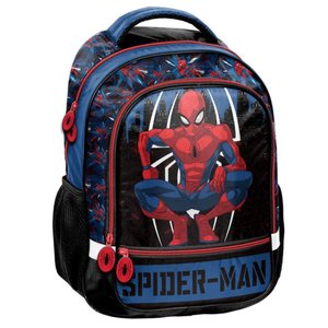 Iskolai hátizsák Spiderman, fekete-kék-1