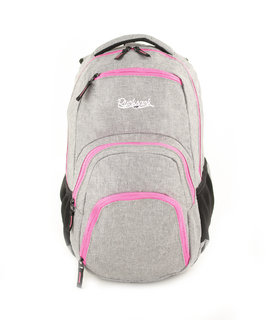Hátizsák Wonder Grey Pink color zipper-2