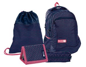 Iskolai szett Blue dots, 4 darabos-1