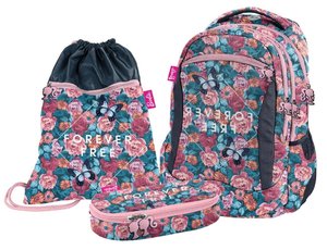 Iskolai szett Flowers, 3 darabos-1