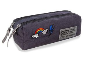 Školní set Hippie sparkling badges grey-6