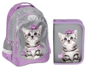 Iskolai szett Kitty, szürke-1