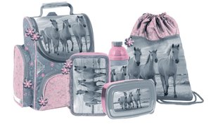 Iskolai szett Lovak, virágok, 5 darabos-1