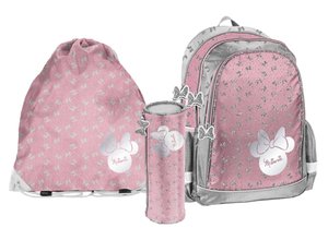 Iskolai szett Minnie mouse rózsaszín, 3 darabos, tokkal-1
