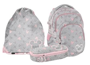 Iskolai szett Minnie Mouse, világos, 3 darabos-1