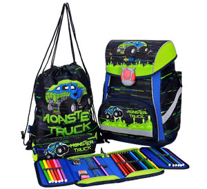 Školní set Monster truck 2 4dílný-2