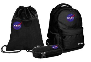 Iskolai szett Nasa, fekete-1