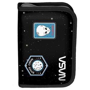Iskolai szett NASA, fekete, szétnyitható tolltartóval-4