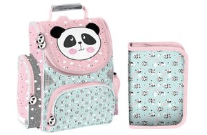 Iskolaás szett Panda cute, iskolatáskával-1