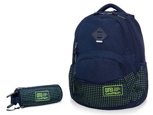 Készlet Yellow dots tokkal-7