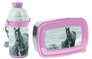 Uzsonna tároló szett Lovak-4