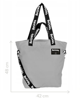 Válltáska BeUniq szürke/fekete-2