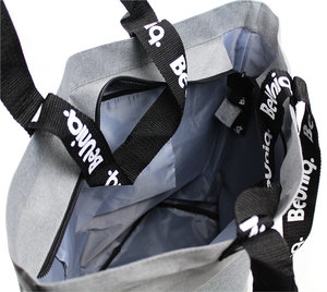 Válltáska BeUniq szürke/fekete-3