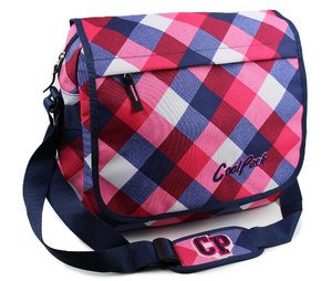 Válltáska Kocka kék-1